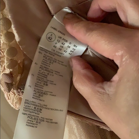 Beautiful elegant Mauve pink evening gown . - Picture 6 of 11